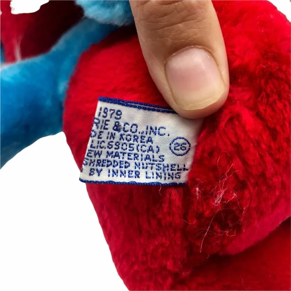 The‎ Smurfs Papa Smurf plush Vintage 1979 10.5